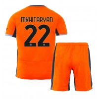 Koszulka piłkarska Inter Milan Henrikh Mkhitaryan #22 Strój Trzeci dla dzieci 2023-24 tanio Krótki Rękaw (+ Krótkie spodenki)
